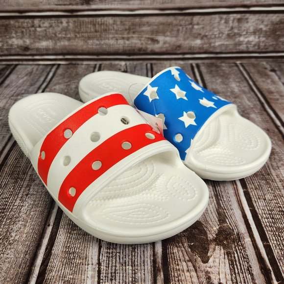 AMERICAN FLAG SLIDE SHOES main image 1